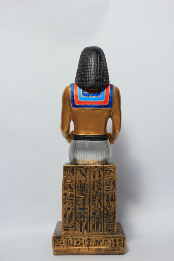 Ancient Egyptian writer polyester statues