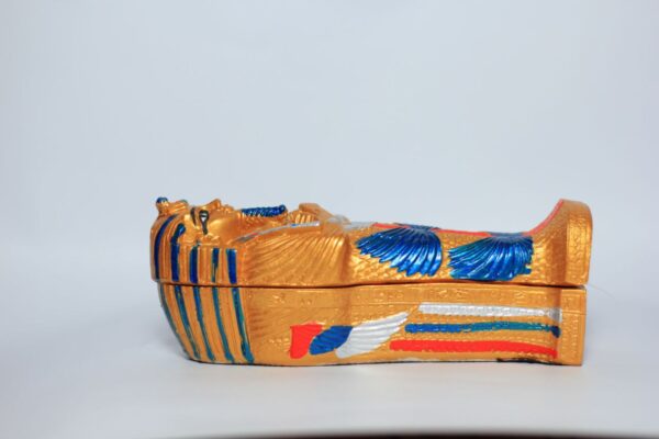 Ancient Egyptian mummy coffin