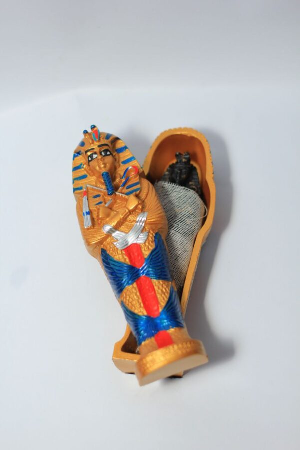 Ancient Egyptian mummy coffin