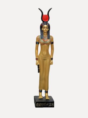 HATHOR ANCIENT EGYPTIAN, PHARAONIC, POLYESTER STATUES, STATUES