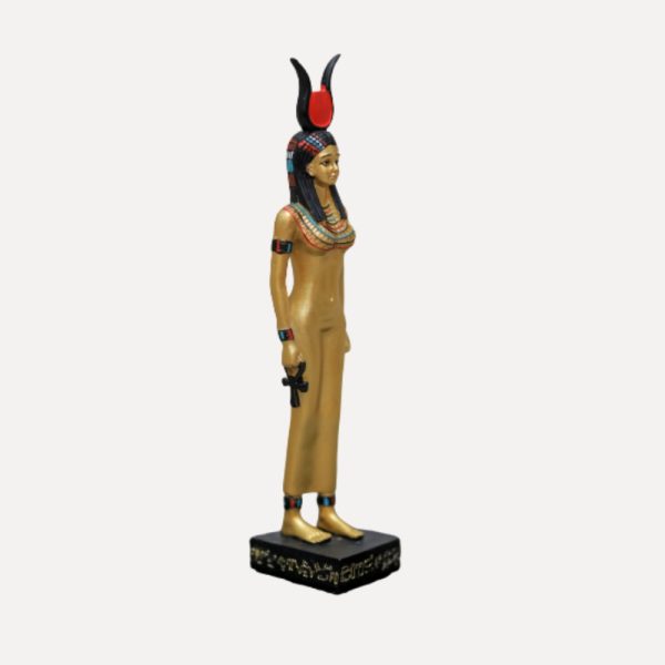 HATHOR ANCIENT EGYPTIAN, PHARAONIC, POLYESTER STATUES, STATUES