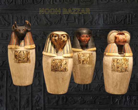 ancient Egyptian canopic jars